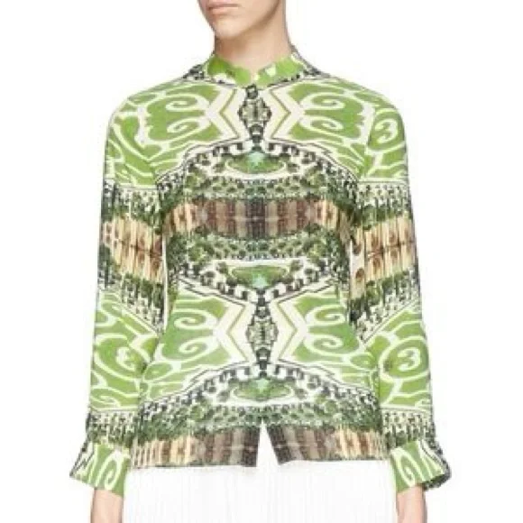 Alice + Olivia silk blouse size small - Picture 1 of 7